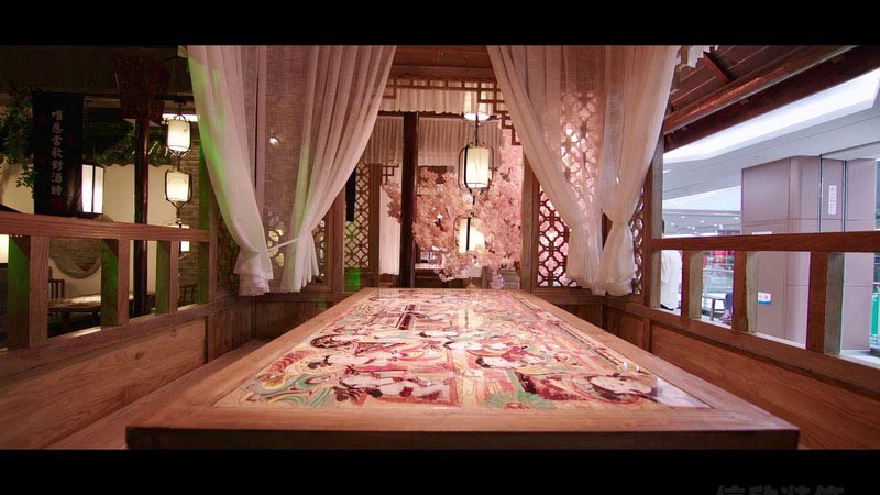 深圳鹽田中式風格餐飲店裝修圖包房 深圳鹽田中式風格餐飲店裝修圖包房