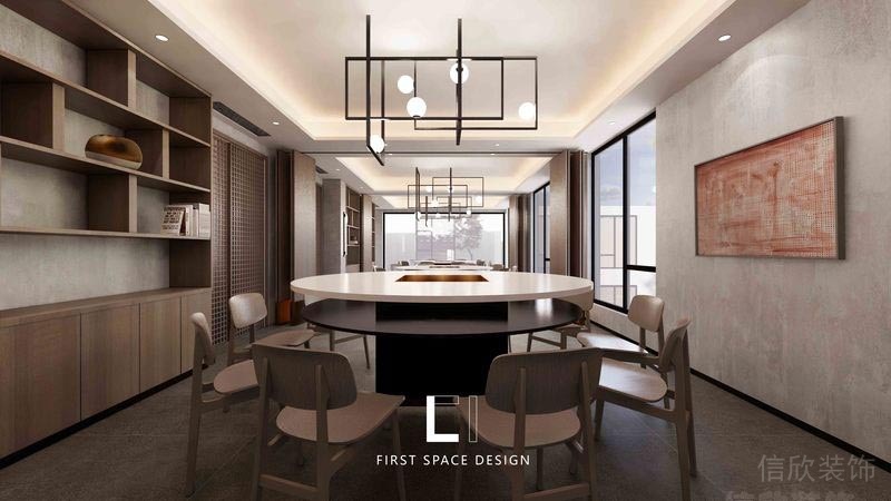 福田餐廳裝修私房菜設(shè)計(jì)效果圖貴賓包間