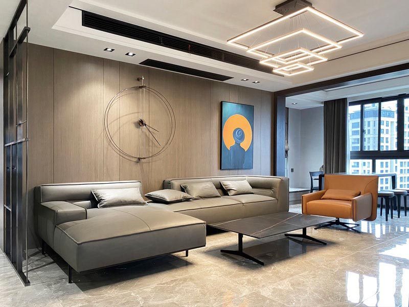 羅湖區招商中環現代風格的家庭住宅舊房裝修案例 入戶 羅湖區招商中環現代風格的家庭住宅舊房裝修案例 客廳