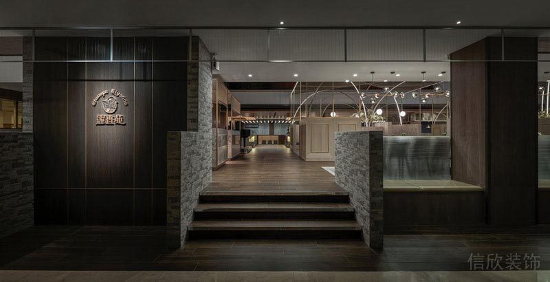 深圳南頭餐飲裝修設(shè)計(jì)公司案例光影效果