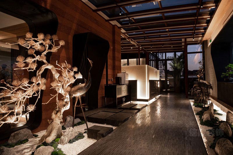 深圳羅湖新中式餐飲會所裝修設(shè)計施工景觀藝術(shù) 深圳羅湖新中式餐飲會所裝修設(shè)計施工景觀藝術(shù)