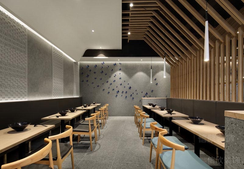 深圳華強北餐飲裝修設(shè)計公司案例用餐區(qū)