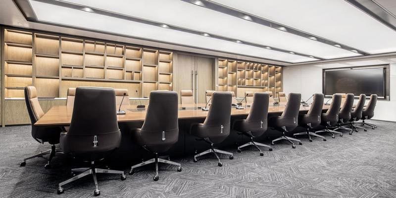 寶安辦公室設(shè)計會議室效果圖