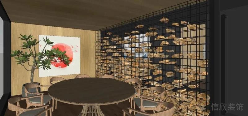 南山餐廳裝修設(shè)計(jì)效果圖家庭包間