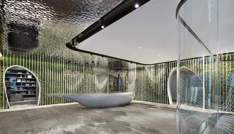 極具創意的田園風辦公室 前臺區