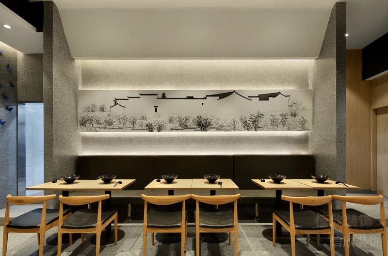 深圳華強北餐飲裝修設(shè)計公司案例筆畫