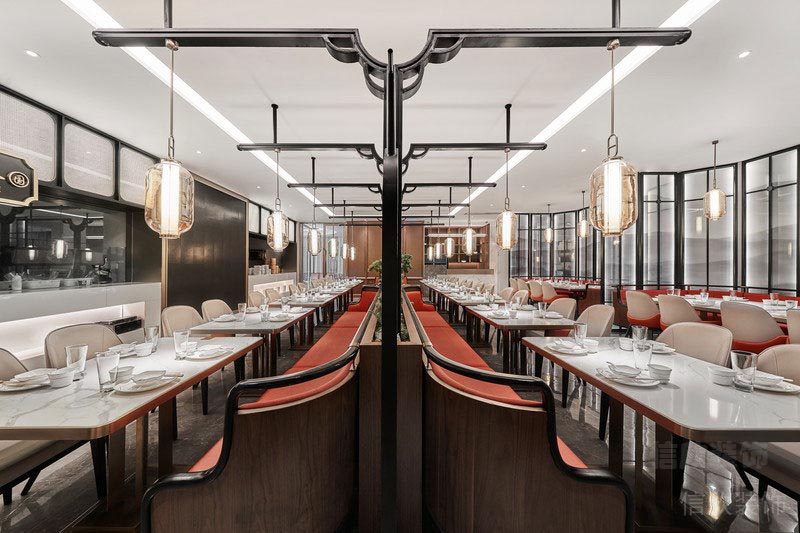 深圳科技園餐飲裝修設計案例 就餐區(qū)