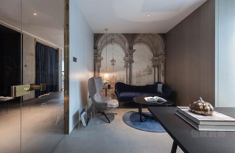 深圳南山現代工業風設計公司辦公室裝修主任辦公室接待區 深圳南山現代工業風設計公司辦公室裝修主任辦公室接待區