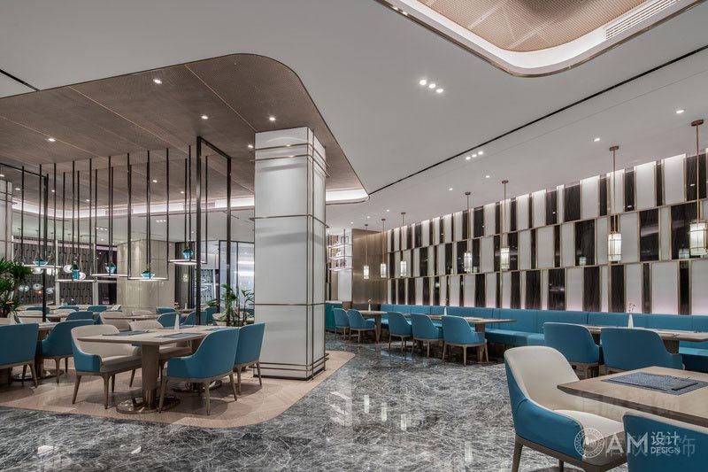 福田酒店餐廳裝修設計效果圖用餐區(qū)