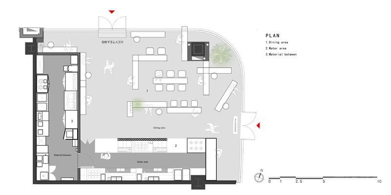 寶安餐廳裝修設(shè)計效果圖平面布置圖