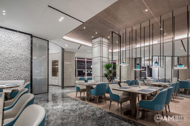 福田酒店餐廳裝修設計效果圖用餐區(qū)色調(diào)