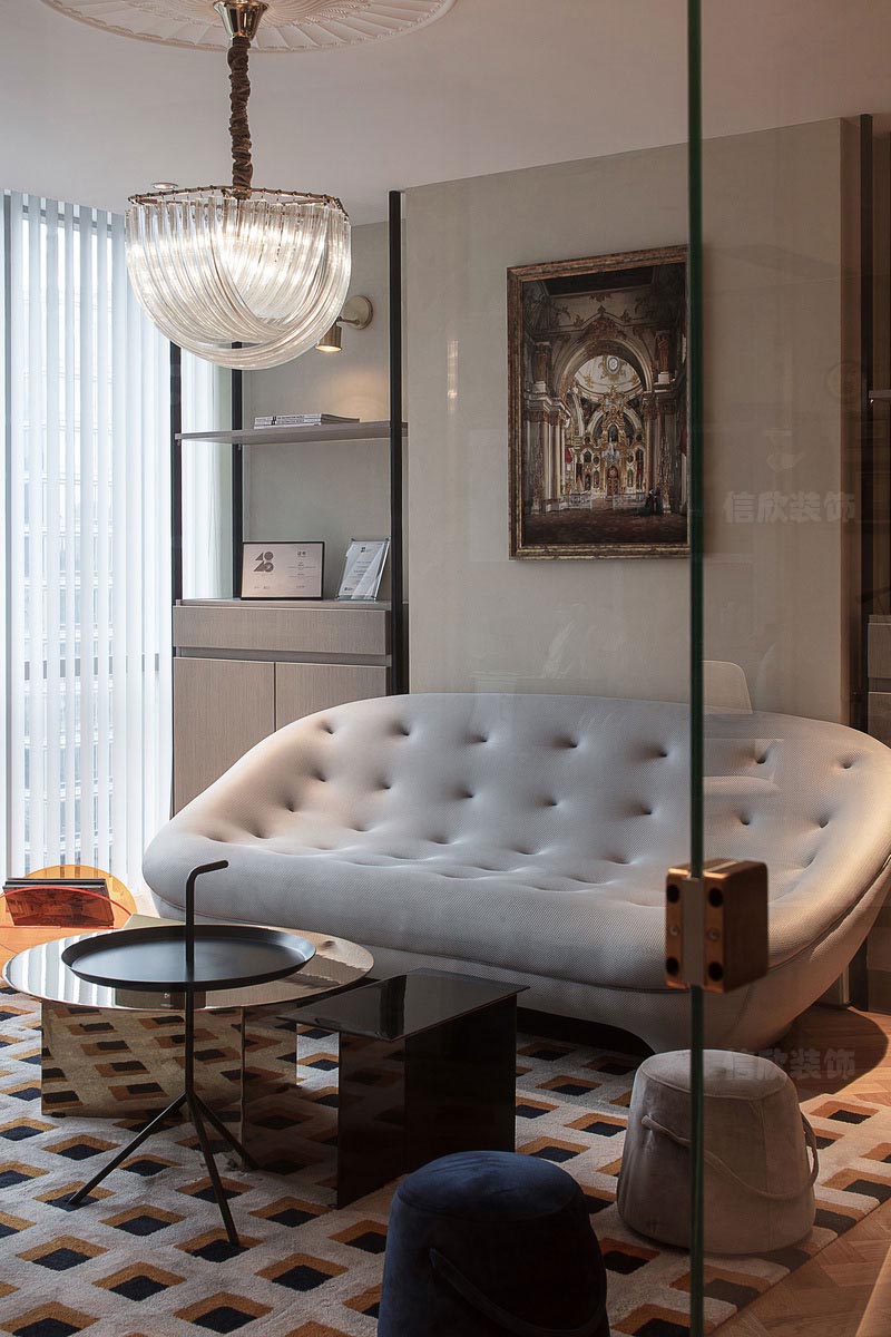 深圳南山現代工業風設計公司辦公室裝修接待區 深圳南山現代工業風設計公司辦公室裝修接待區