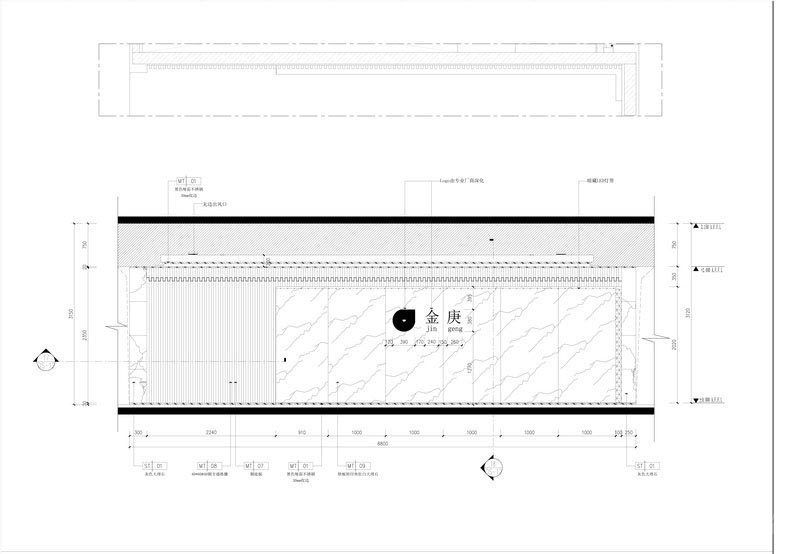 福田創(chuàng)新科技廣場(chǎng)辦公室裝修背景墻