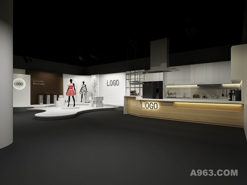 網(wǎng)絡(luò)直播間裝修吧臺