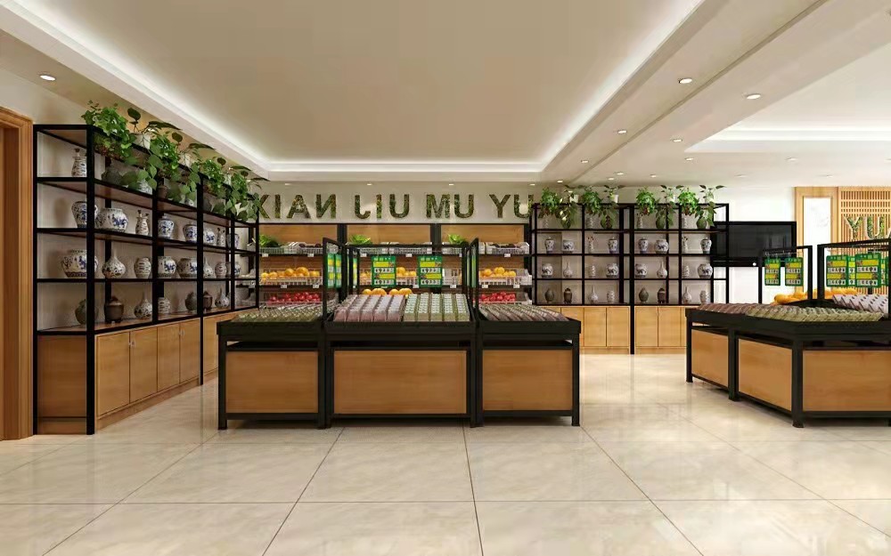 深圳鹽田水果店大廳裝修案例 深圳鹽田水果店大廳裝修案例
