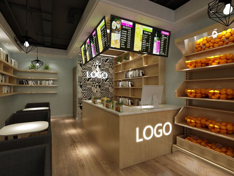深圳福田水果店吧臺(tái)裝修 深圳福田水果店吧臺(tái)裝修