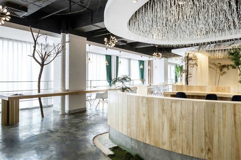 深圳寶安800平方北歐風格辦公室裝修開放式辦公區 深圳寶安800平方北歐風格辦公室裝修開放式辦公區