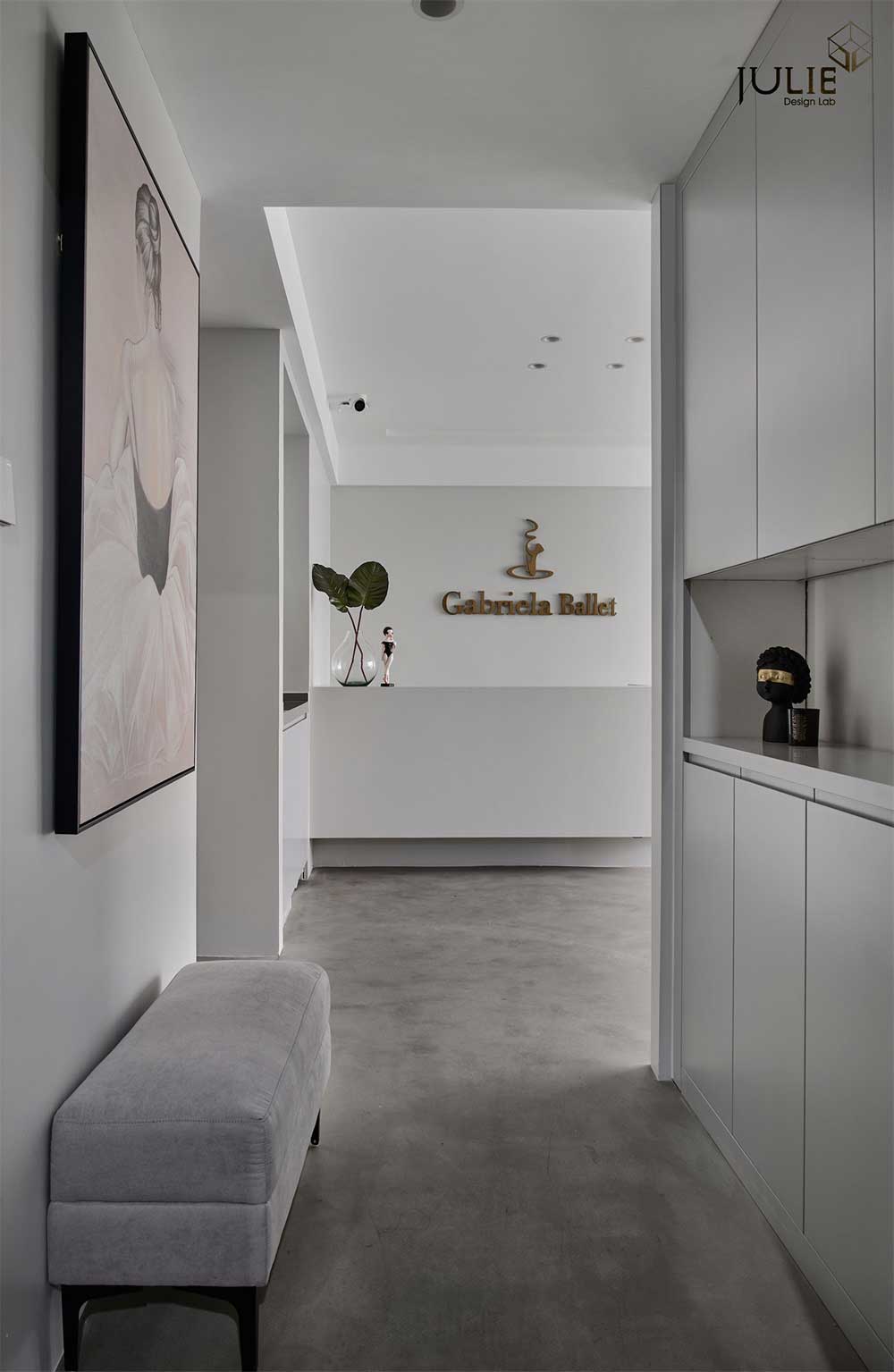 深圳坪山區輕奢芭蕾舞蹈辦公工作室設計方案——前臺 深圳坪山區輕奢芭蕾舞蹈辦公工作室設計方案——前臺