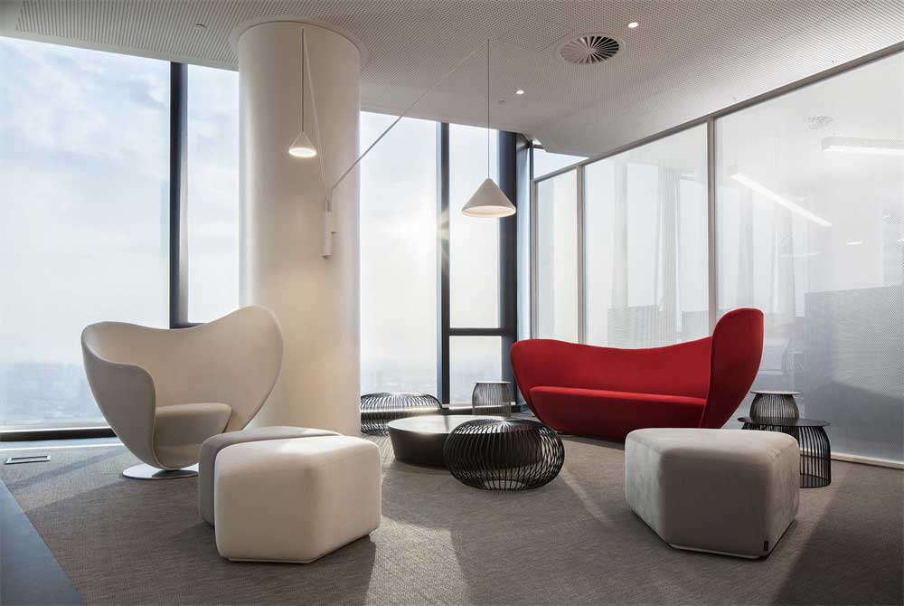 深圳市龍崗邁科集團現(xiàn)代風格辦公室裝修接待區(qū) 深圳市龍崗邁科集團現(xiàn)代風格辦公室裝修接待區(qū)