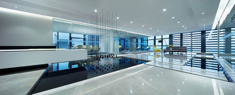 深圳鹽田1000平方現代風格辦公室裝修前廳 深圳鹽田1000平方現代風格辦公室裝修前廳