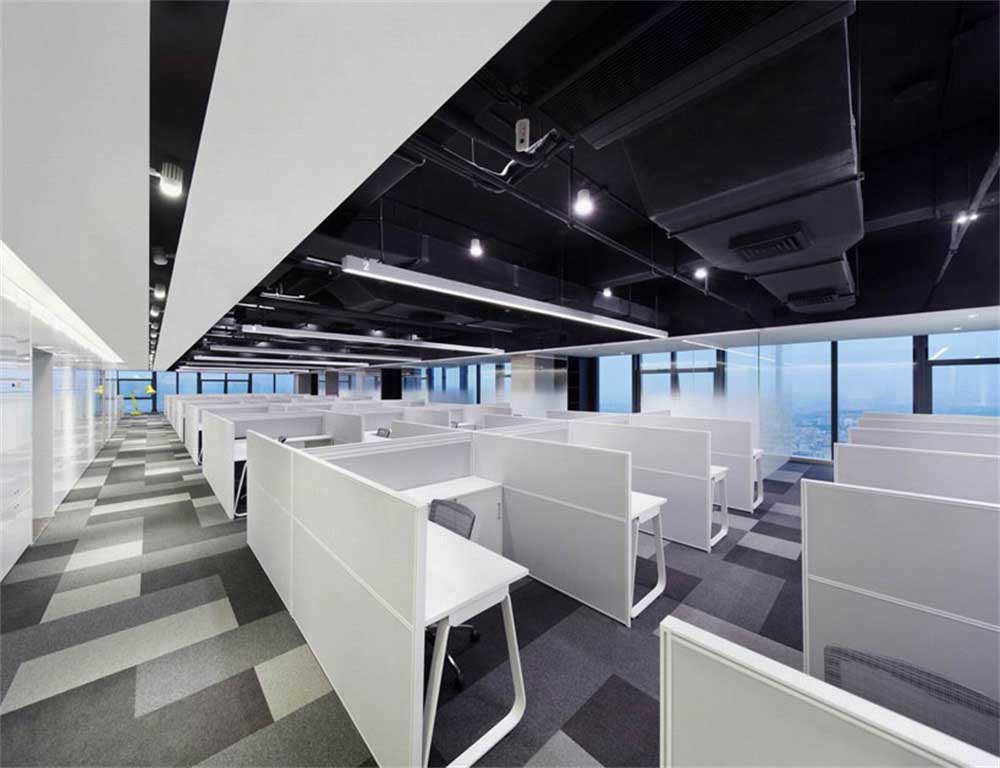 深圳鹽田1000平方現代風格辦公室裝修辦公區 深圳鹽田1000平方現代風格辦公室裝修辦公區