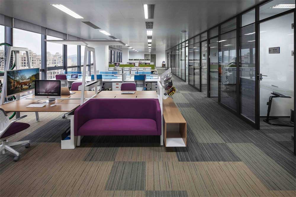 深圳福田500平方現(xiàn)代風格辦公室裝修辦公區(qū)