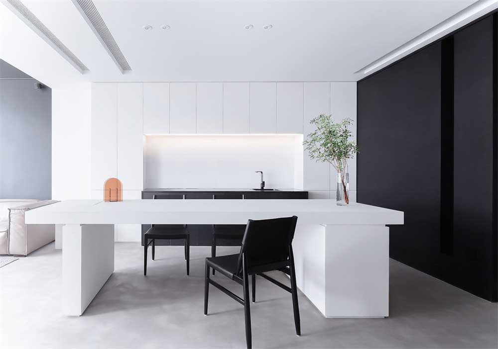 深圳現代簡約風格黑白色調辦公室設計裝修——水吧臺 深圳現代簡約風格黑白色調辦公室設計裝修——水吧臺