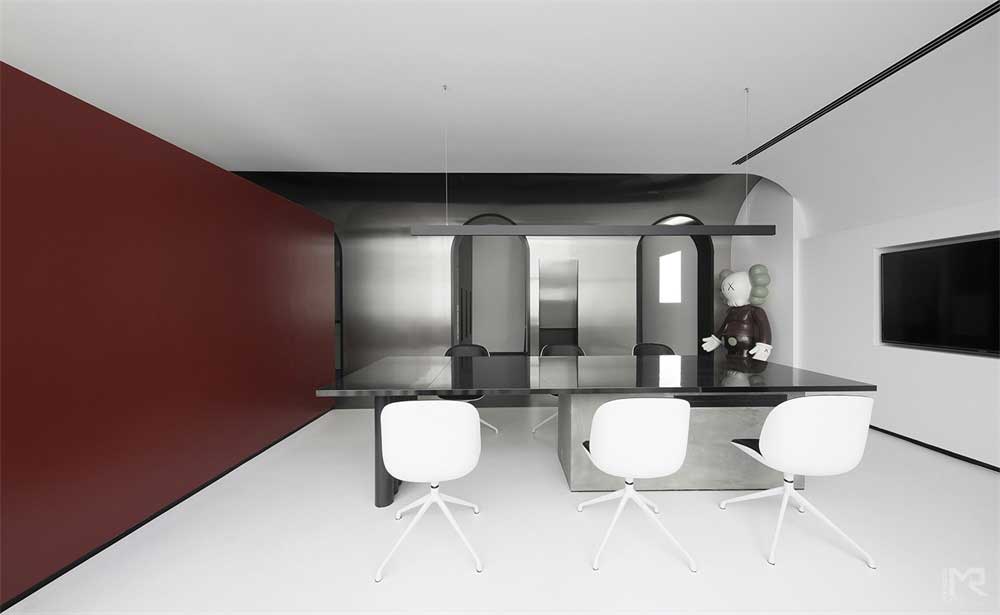 深圳福田區簡約黑白藝術辦公室設計裝修-辦公區 深圳福田區簡約黑白藝術辦公室設計裝修-辦公區