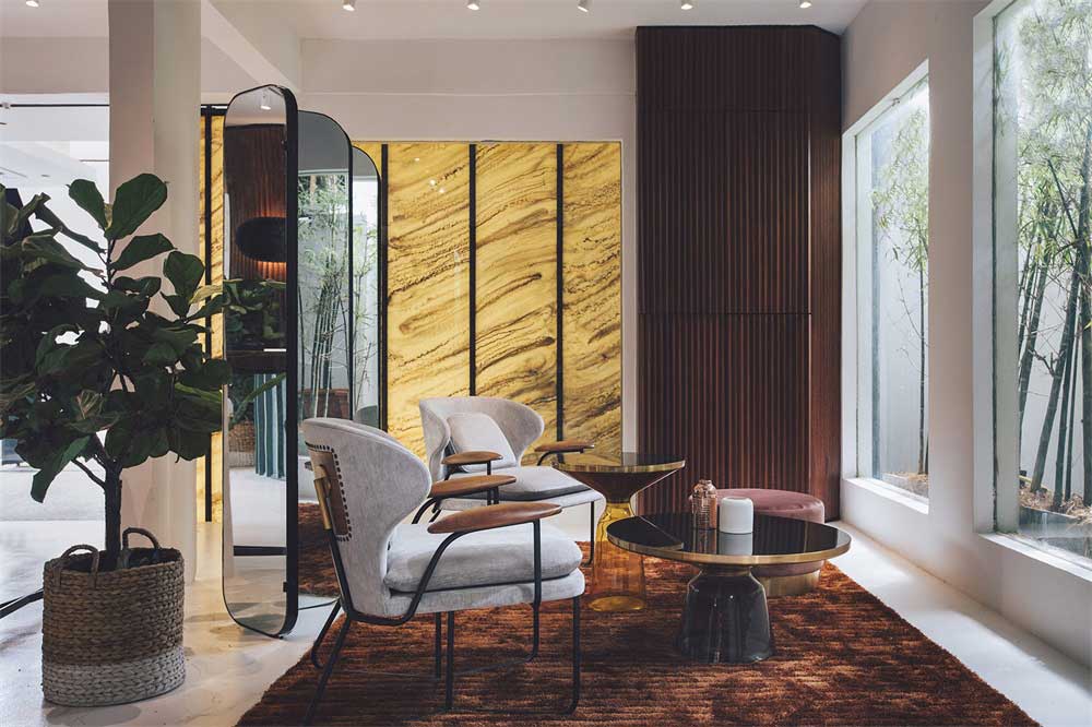 深圳市龍崗800平輕奢風辦公室裝修接待區 深圳市龍崗800平輕奢風辦公室裝修接待區