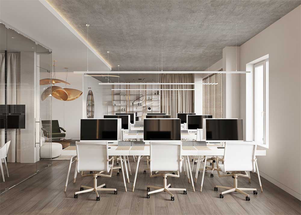 深圳羅湖500平方簡約風格辦公室裝修辦公區 深圳羅湖500平方簡約風格辦公室裝修辦公區