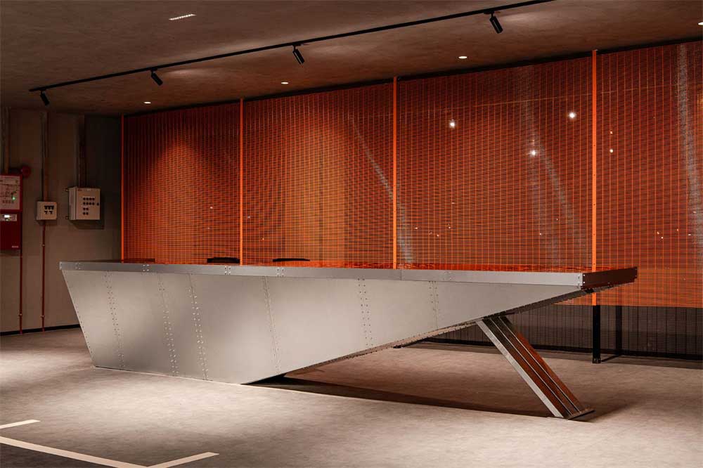 深圳南山區工業風格機場主題辦公室設計裝修-前臺 深圳南山區工業風格機場主題辦公室設計裝修-前臺