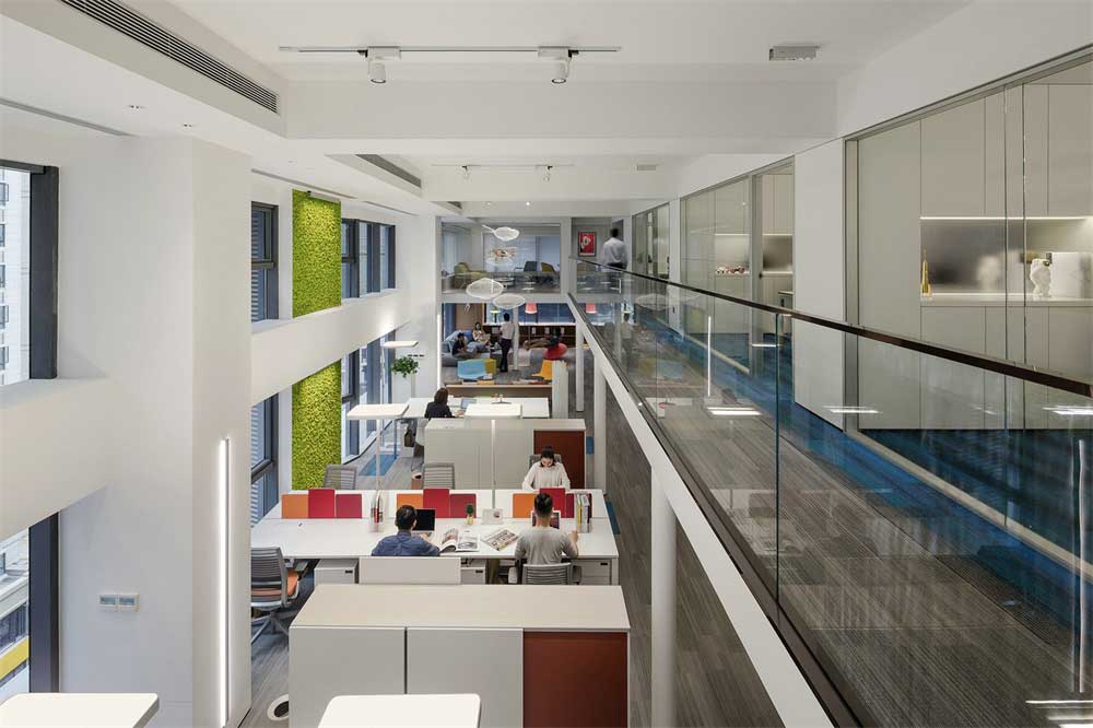 深圳市福田田園辦公室裝修設計開放式辦公區 深圳市福田田園辦公室裝修設計開放式辦公區