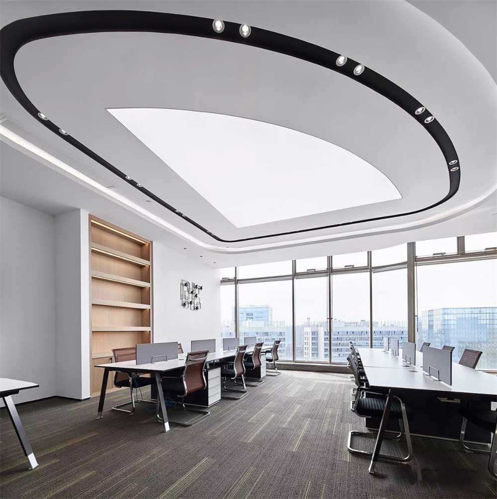 深圳市南山1200平輕奢風金融公司辦公室裝修辦公區 深圳市南山1200平輕奢風金融公司辦公室裝修辦公區