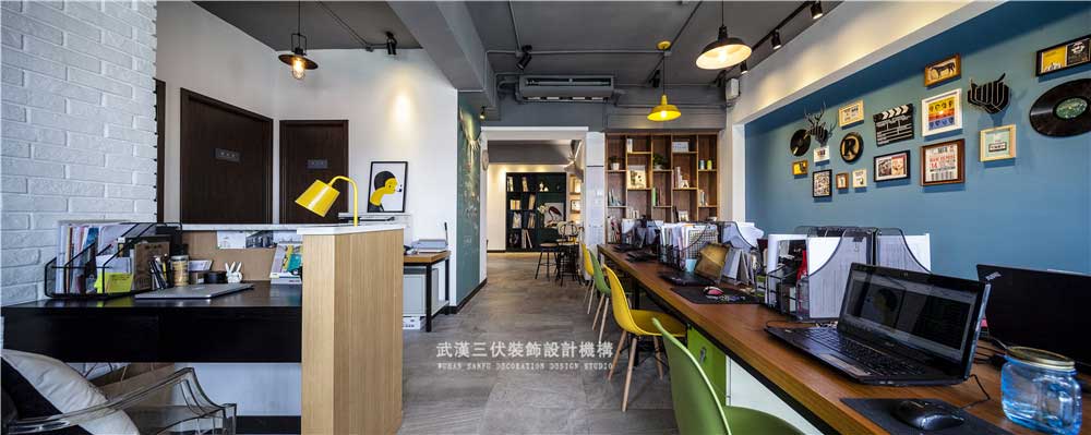 深圳福田200平方工業風辦公室裝修裝飾吊燈 深圳福田200平方工業風辦公室裝修裝飾吊燈