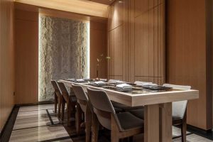 深圳寶安日式風(fēng)格壽司店裝修設(shè)計包廂效果圖