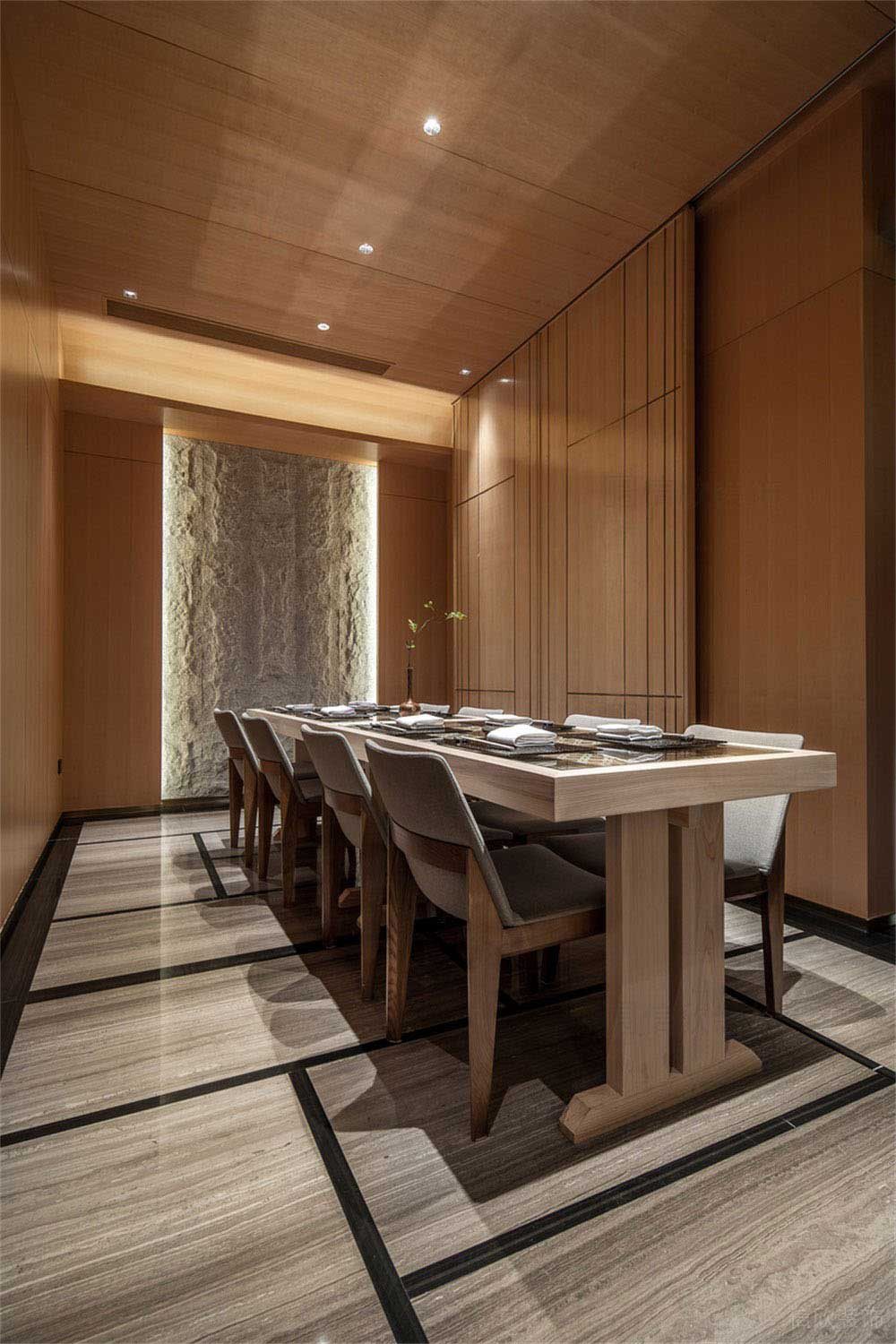 深圳寶安日式風(fēng)格壽司店裝修設(shè)計包廂效果圖