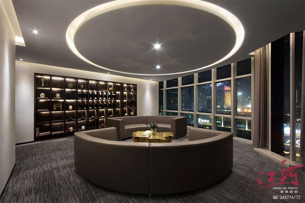 深圳寶安100平方簡約風格辦公室裝修休閑接待室