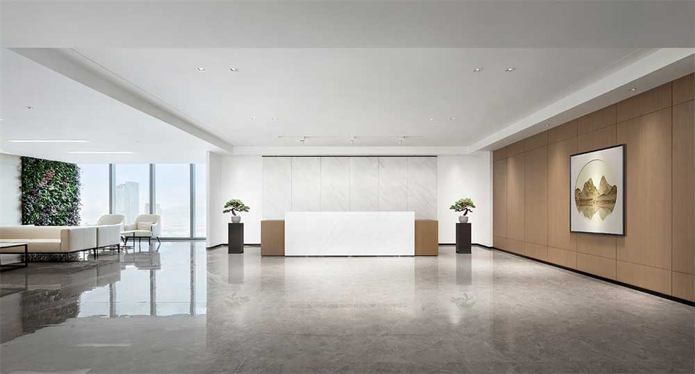 深圳市寶安1000平國中創投辦公室裝修前臺 深圳市寶安1000平國中創投辦公室裝修前臺