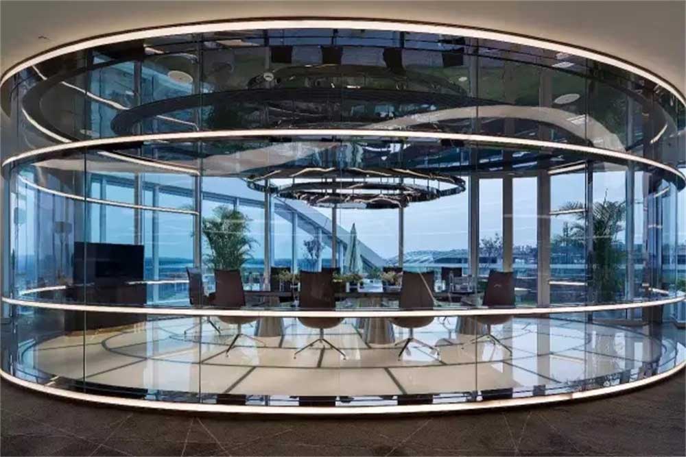 深圳福田國通大廈現代風格辦公室裝修設計案例小型會議室玻璃隔斷 深圳福田國通大廈現代風格辦公室裝修設計案例小型會議室玻璃隔斷