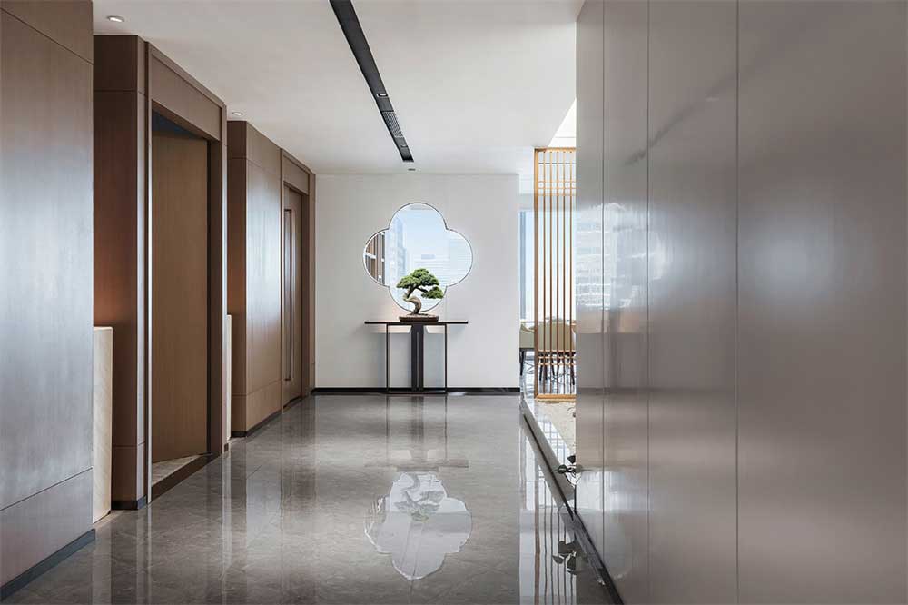 辦公室門廳屏風隔斷花窗