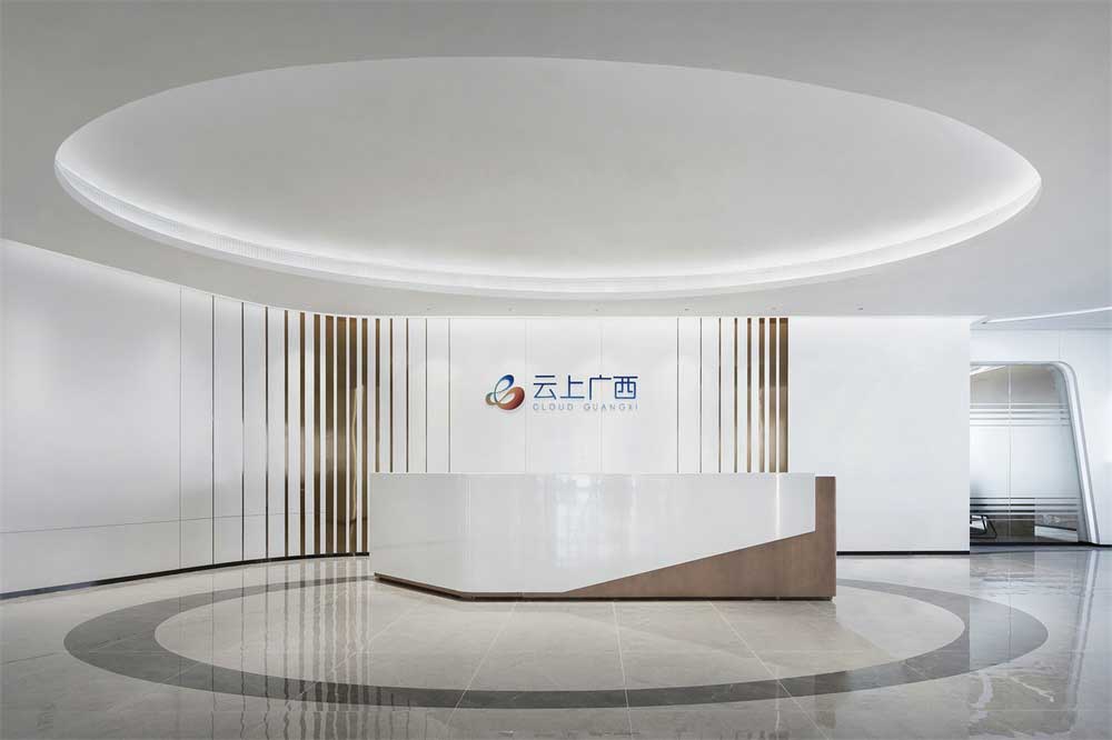 深圳市南山區科技園現代簡約辦公室前臺 深圳市南山區科技園現代簡約辦公室前臺