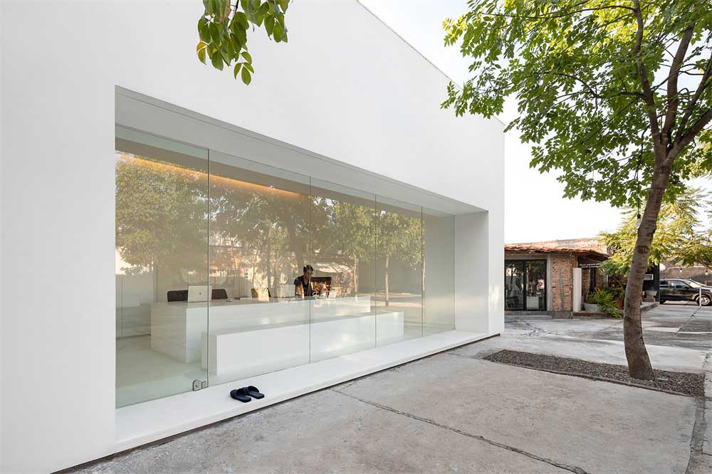 黑白現代簡約辦公室設計裝修門頭設計 黑白現代簡約辦公室設計裝修門頭設計