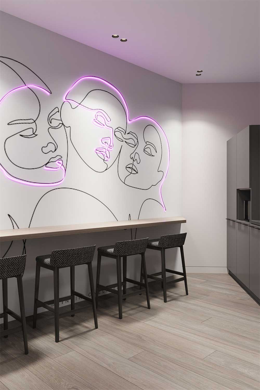 深圳羅湖500平方簡約風格辦公室裝修茶水間 深圳羅湖500平方簡約風格辦公室裝修茶水間