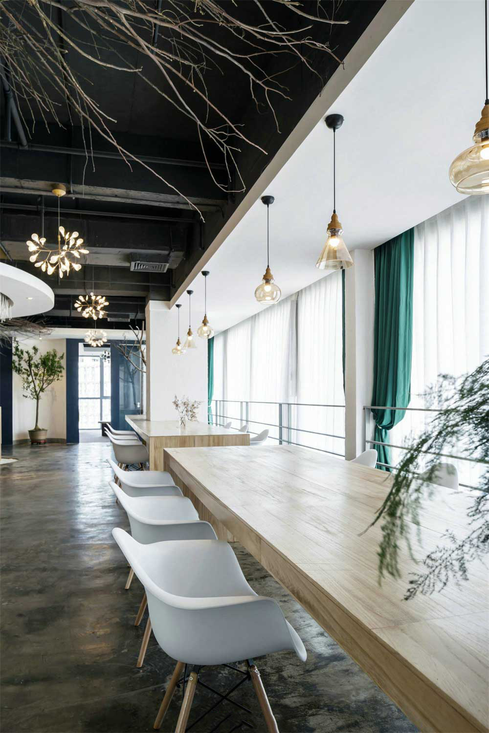 深圳寶安800平方北歐風格辦公室裝修開放式會議區 深圳寶安800平方北歐風格辦公室裝修開放式會議區