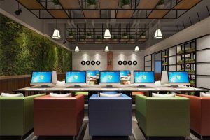 深圳福田區網咖裝修設計方案 游戲區