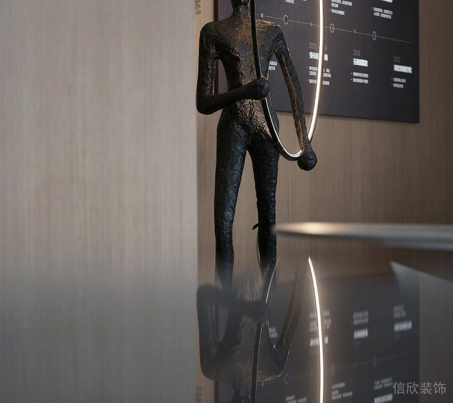 藝術(shù)裝潢辦公室裝修石雕過(guò)道