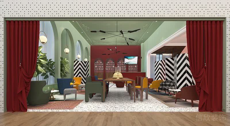 深圳愛思鋼琴藝術學校多功能接待區(qū)