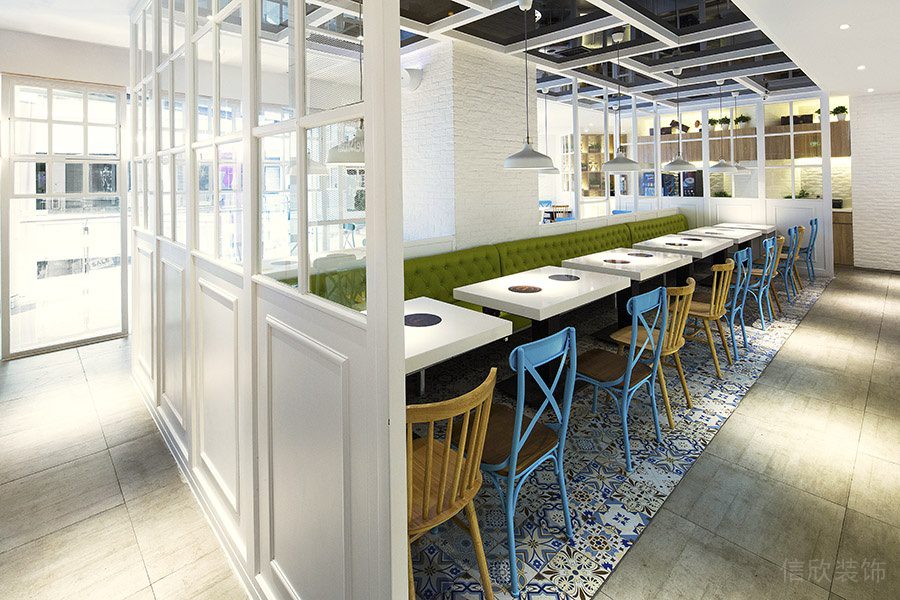 深圳光明龍光玖龍臺北歐風格火鍋店裝修案例藝術裝飾窗扇 深圳光明龍光玖龍臺北歐風格火鍋店裝修案例藝術裝飾窗扇