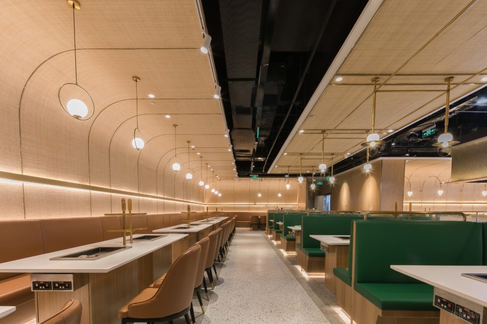 深圳龍華鴻榮源壹城中心北歐輕奢風火鍋店裝修案例墻面裝飾 深圳龍華鴻榮源壹城中心北歐輕奢風火鍋店裝修案例墻面裝飾