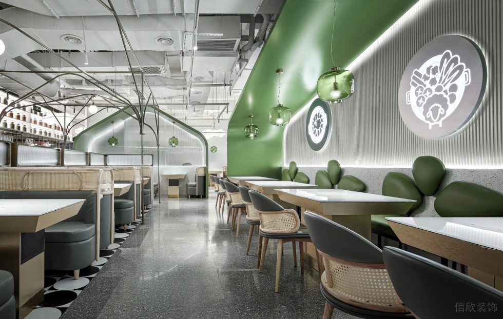 深圳南山海上世界現代風格火鍋餐廳裝修案例地面鋪貼 深圳南山海上世界現代風格火鍋餐廳裝修案例地面鋪貼